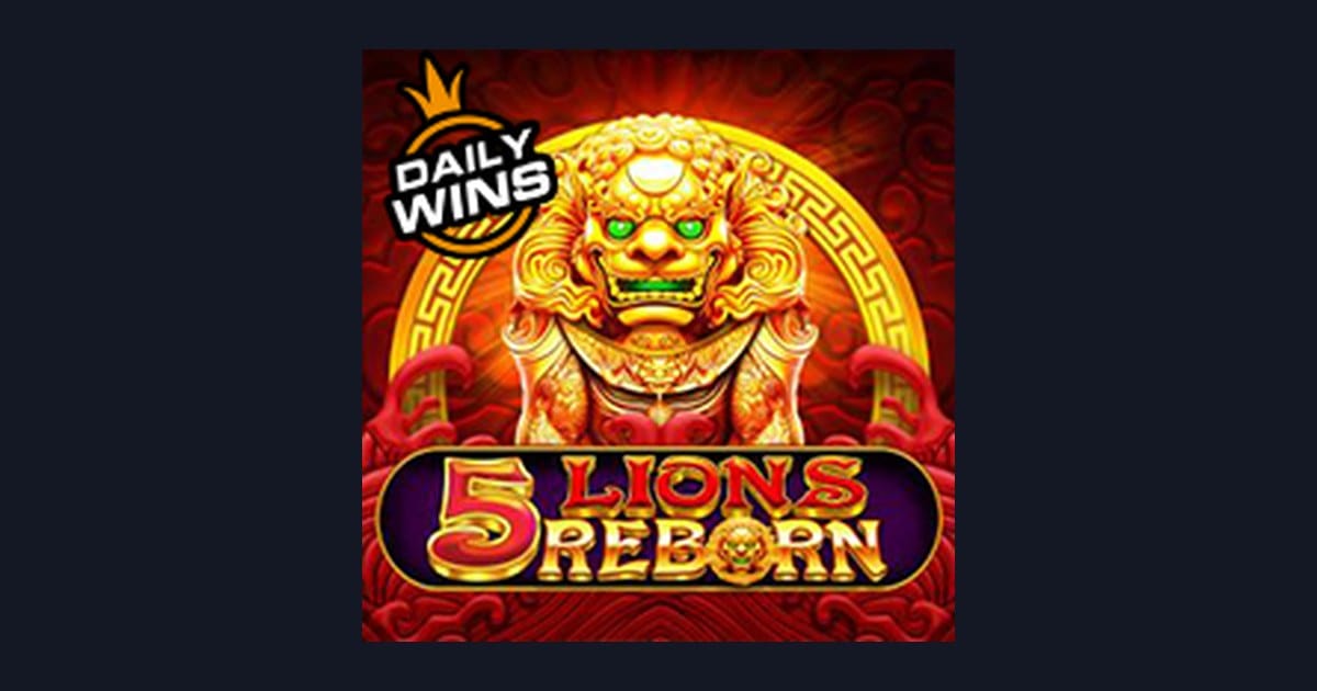 5 Lions Reborn, Slot Anti Boncos dengan Peluang Menang Menarik